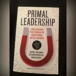 Primal Leadership Book with Red and Gray Cover NEW